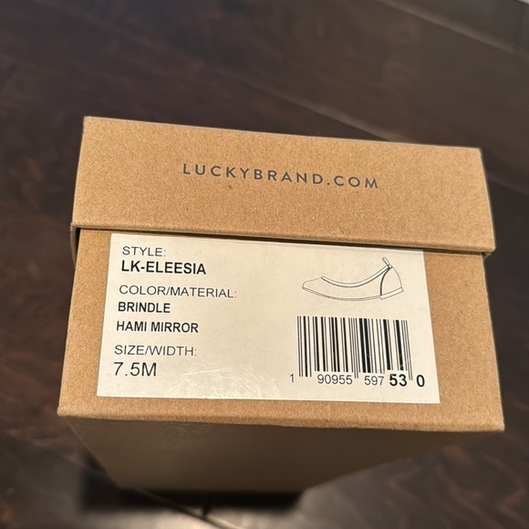 Lucky brand Alesia ballet flats hami mirror shoes 7.5 - Picture 11 of 11